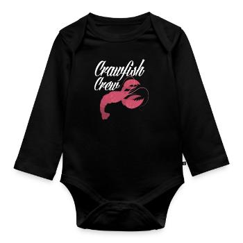 Langusten - Baby Bio-Langarm-Body - Schwarz - Vorne