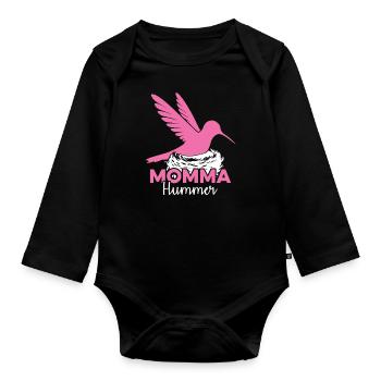 Colibri Colibri Maman - Body Bébé bio manches longues - noir - Devant