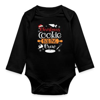 Baker - Organic Longsleeve Baby Bodysuit - black - Front