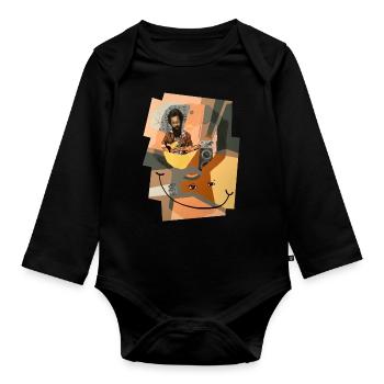 Guitar Hero Yoow - Baby Bio-Langarm-Body - Schwarz - Vorne