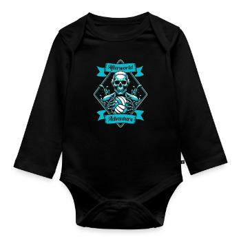 Water Polo Water Polo Afterworld Adventure - Organic Longsleeve Baby Bodysuit - black - Front