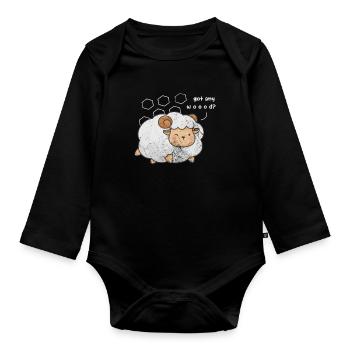 Brettspiel - Baby Bio-Langarm-Body - Schwarz - Vorne