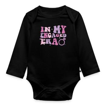 Spinster - Organic Longsleeve Baby Bodysuit - black - Front