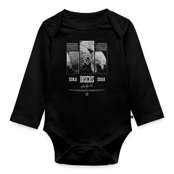 Discus Fish Cichlid Aquarium Fish Keeper - Organic Longsleeve Baby Bodysuit - black - Front