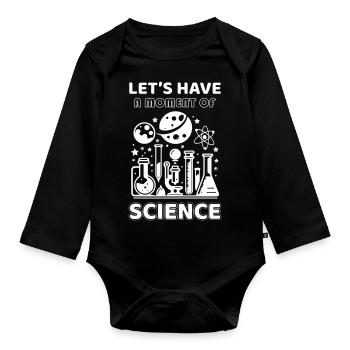 About Science - Baby Bio-Langarm-Body - Schwarz - Vorne