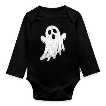 Geist - Baby Bio-Langarm-Body - Schwarz - Vorne