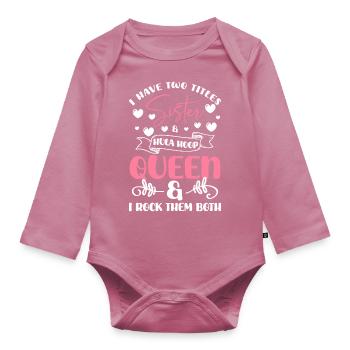 Hullern Ring Slimming Fit - Body Bébé bio manches longues - mauve - Devant