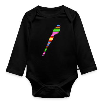 Antigua Barbuda Caribbean Island Holiday Gift - Organic Longsleeve Baby Bodysuit - black - Front
