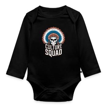 Anthropologist Kader - Organic Longsleeve Baby Bodysuit - black - Front