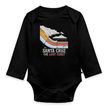 Santa Cruz - Body Bébé bio manches longues - noir - Devant
