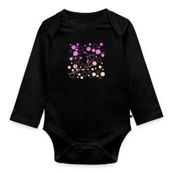 Ski - Baby Bio-Langarm-Body - Schwarz - Vorne