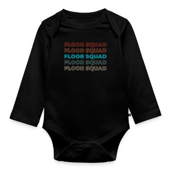 Coast Guard Cadre - Organic Longsleeve Baby Bodysuit - black - Front