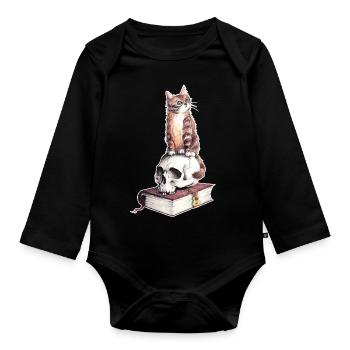 Trugschluss - Baby Bio-Langarm-Body - Schwarz - Vorne