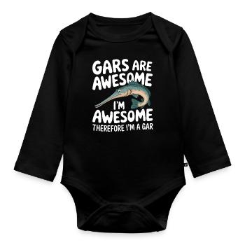 Gar - Baby Bio-Langarm-Body - Schwarz - Vorne