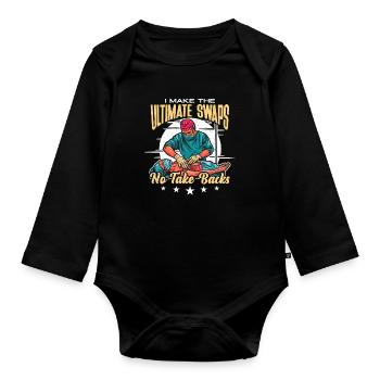Transplant Surgery I Make The Ultimate Physician - Organic Longsleeve Baby Bodysuit - black - Front