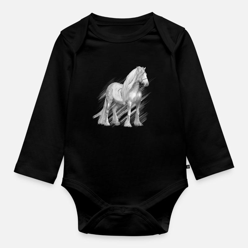 Kaltblüter - Baby Bio-Langarm-Body - Schwarz