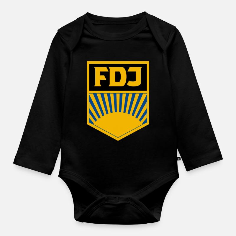 FDJ - Baby Bio-Langarm-Body - Schwarz