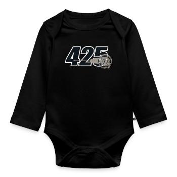 425 Motos allemandes AWO DDR - Body Bébé bio manches longues - noir - Devant