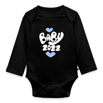 Bébé 2022 - Body Bébé bio manches longues - noir - Devant