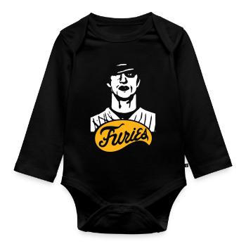 Furies Logo Vintage - Body Bébé bio manches longues - noir - Devant
