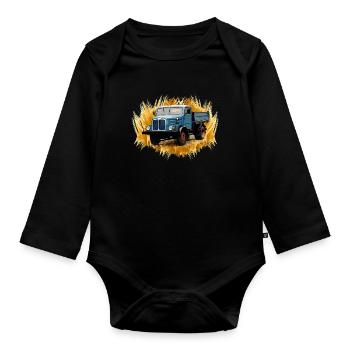 IFA S4000 - Body Bébé bio manches longues - noir - Devant
