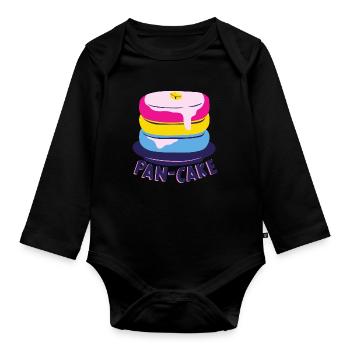 Pansexual - Organic Longsleeve Baby Bodysuit - black - Front