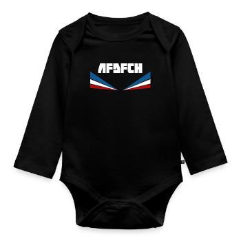 Rostock - Baby Bio-Langarm-Body - Schwarz - Vorne