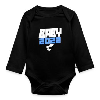 Bébé 2022 - Naissance Enceinte 2022 - Body Bébé bio manches longues - noir - Devant
