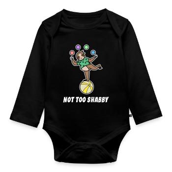 Sloth Jungle Animal Statement Zoo Mammal - Organic Longsleeve Baby Bodysuit - black - Front