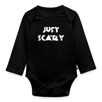 Sprüche, Horror momotiv, taranteln - Baby Bio-Langarm-Body - Schwarz - Vorne