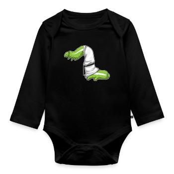 Caterpillar Karaté Arts Martiaux - Body Bébé bio manches longues - noir - Devant