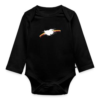 Milk is on Germany - Baby Bio-Langarm-Body - Schwarz - Vorne