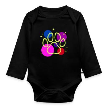 Animaux de compagnie Animaux de compagnie préférés - Body Bébé bio manches longues - noir - Devant
