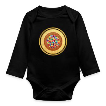 Sternentor 2024 AllEinsSein Sonja Ariel von Staden - Baby Bio-Langarm-Body - Schwarz - Vorne