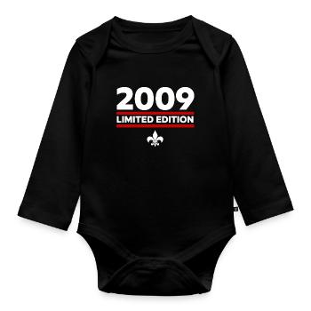 2009 Limited Edition - Baby Bio-Langarm-Body - Schwarz - Vorne