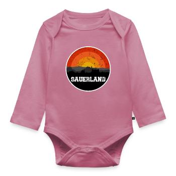 Sauerland Original Skyline - Body Bébé bio manches longues - mauve - Devant