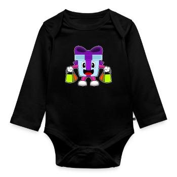 Forfait Achats de Noël - Body Bébé bio manches longues - noir - Devant