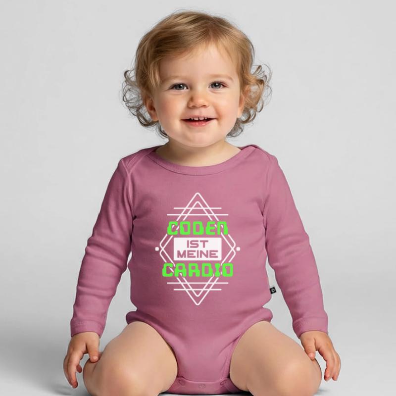 Coden Statement Developer Computerfreak Skripting Baby Bio-Langarm-Body