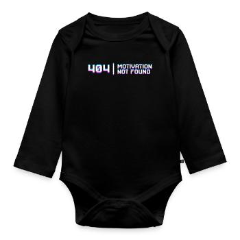 Developer Coden Skripting Lustige Sprüche Debug - Baby Bio-Langarm-Body - Schwarz - Vorne