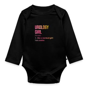 Urologist Urologist Urologist - Organic Longsleeve Baby Bodysuit - black - Front
