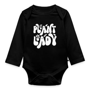 Planter - Body Bébé bio manches longues - noir - Devant