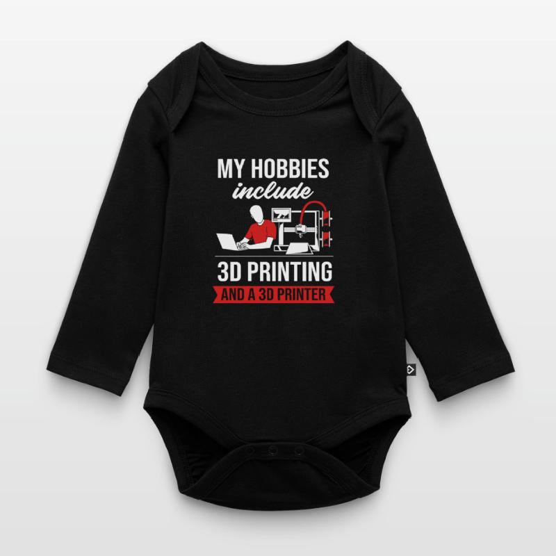 Impression 3D Impression Prototype Body Bébé bio manches longues