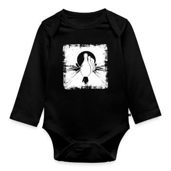 Quilles de bowling - Body Bébé bio manches longues - noir - Devant