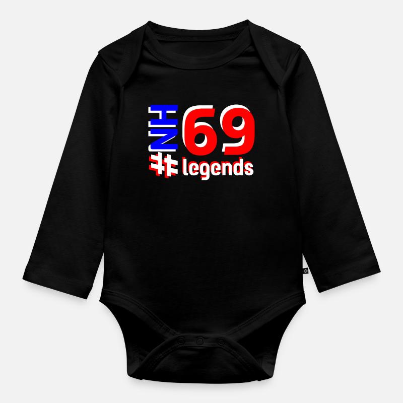 NH69 - Body Bébé bio manches longues - noir