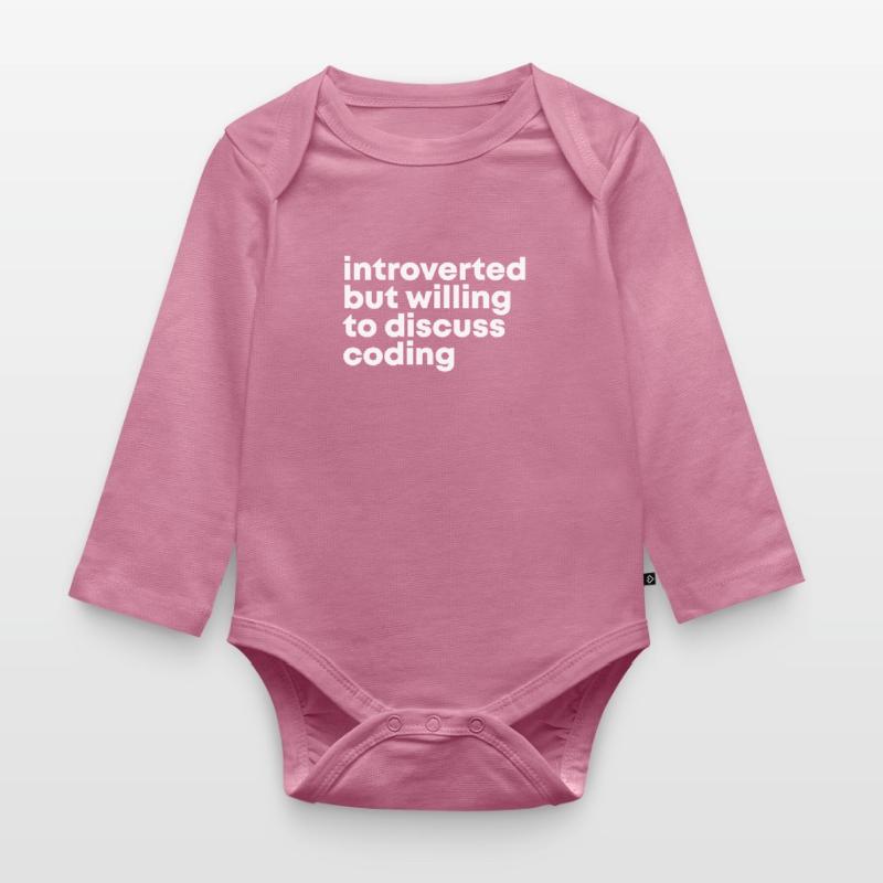 Codage Codage Codage Body Bébé bio manches longues