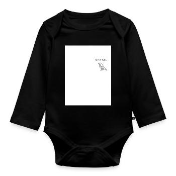 Spatzl - Baby Bio-Langarm-Body - Schwarz - Vorne