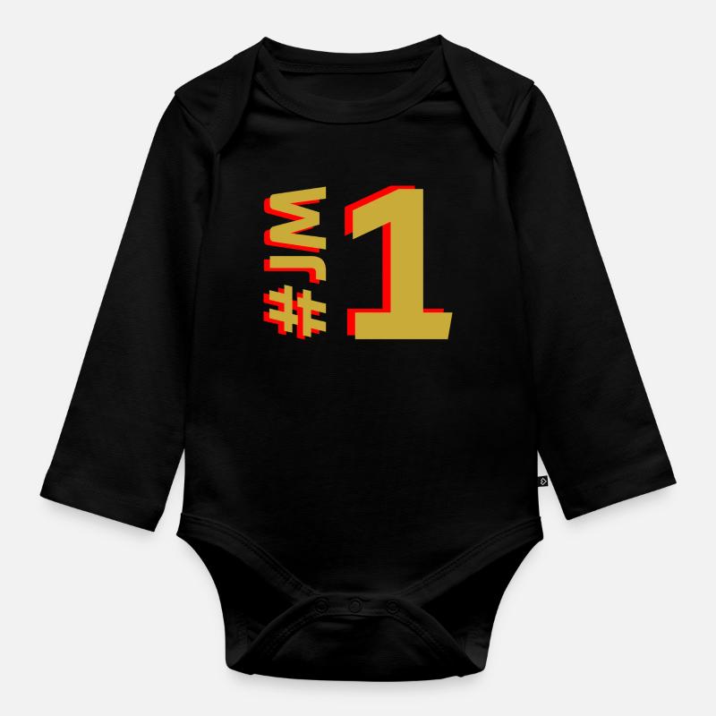 JM1 - Body Bébé bio manches longues - noir