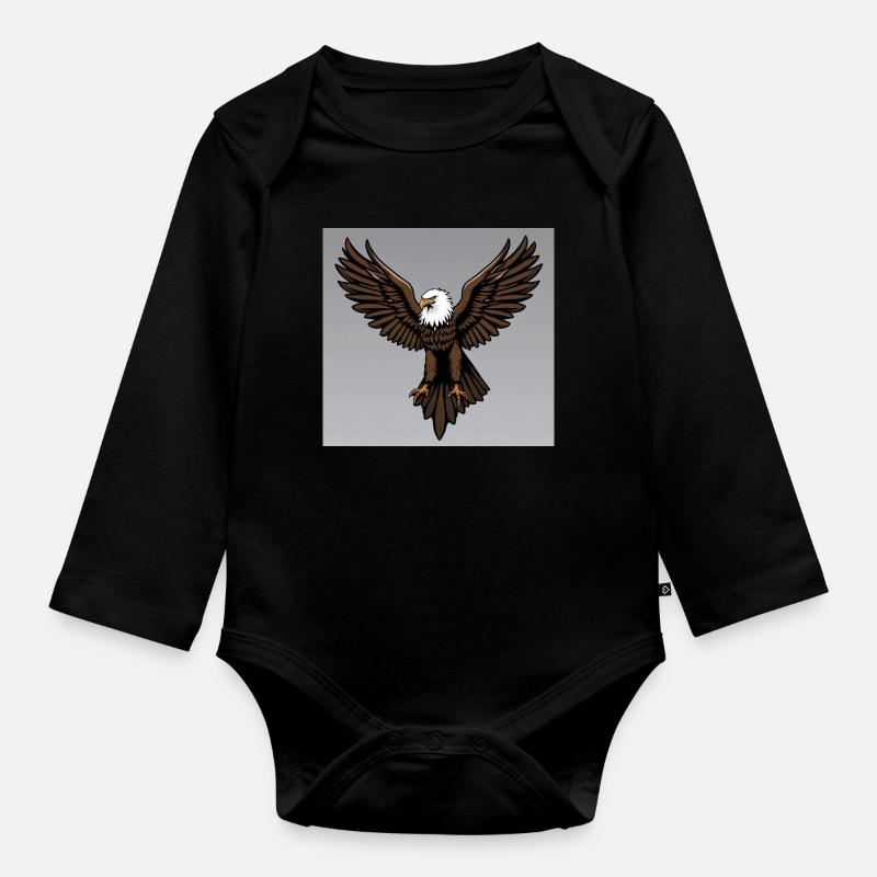 Aigle - Body Bébé bio manches longues - noir