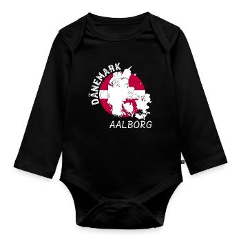 Aalborg - Organic Longsleeve Baby Bodysuit - black - Front