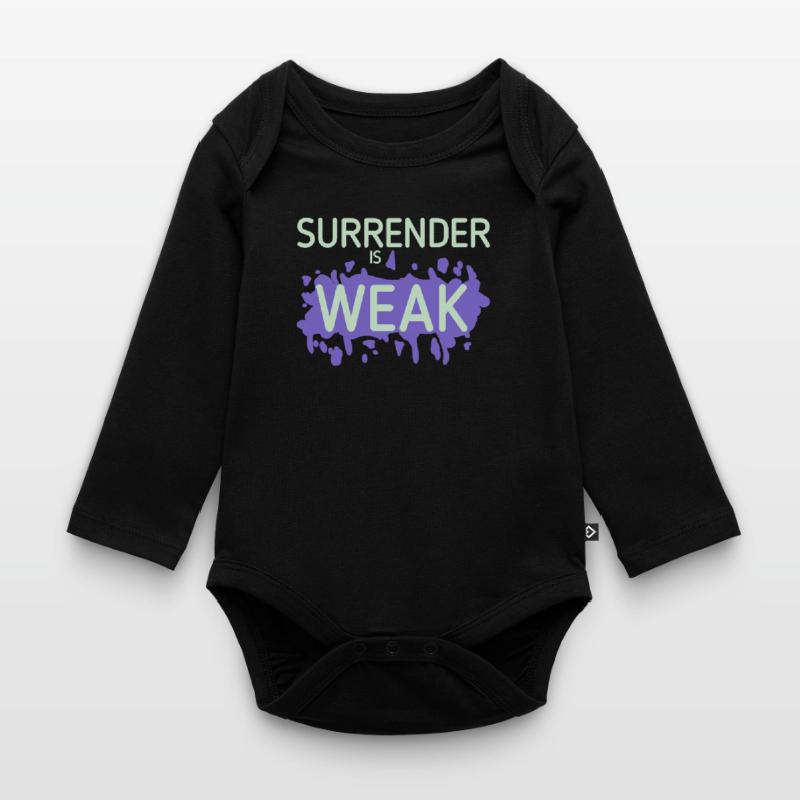 Devotion is weak splash Organic Longsleeve Baby Bodysuit
